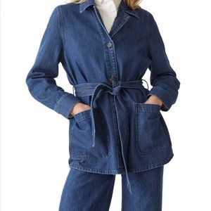 & Other Stories Belted Denim Jacket